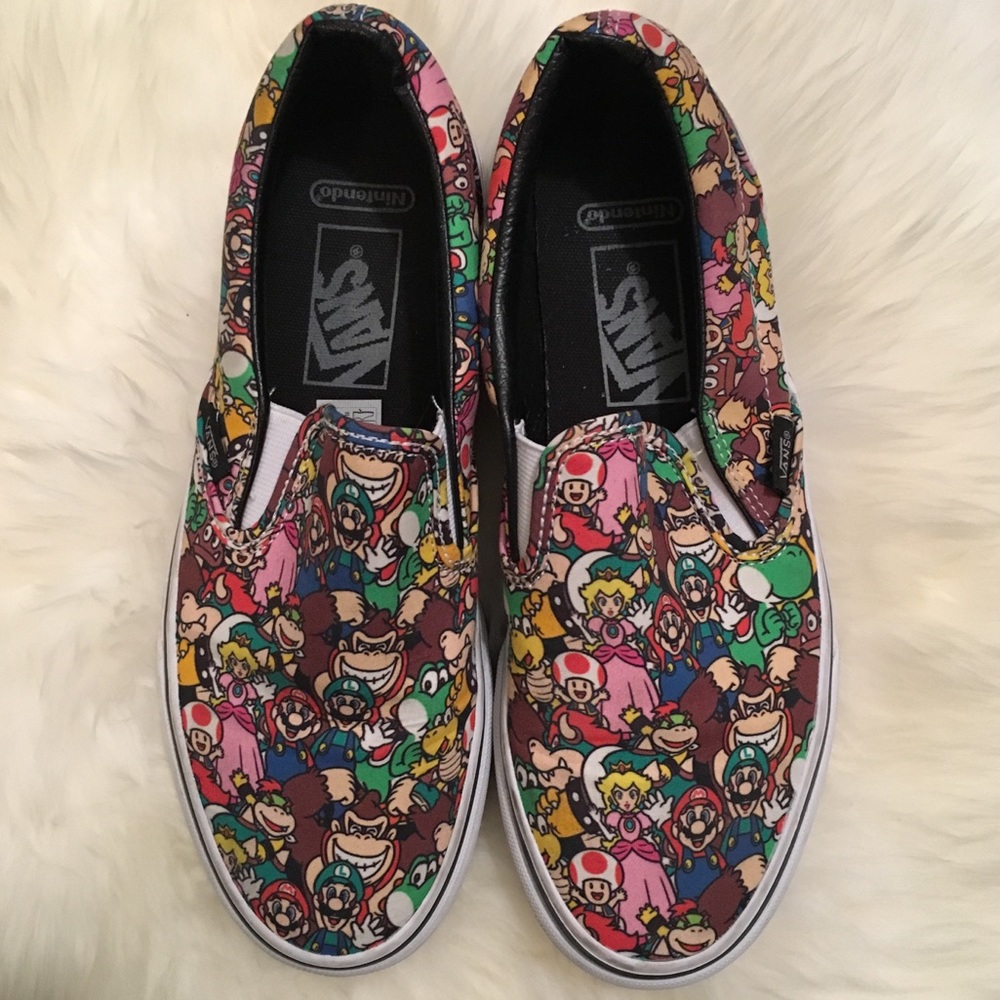 super mario bros vans
